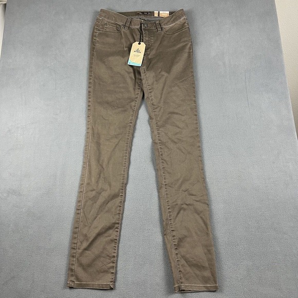 PrAna Kayla Slim Fit Jeans 8/29 Tall Inseam Skinny Stretch Brown Denim Casual - Picture 1 of 13